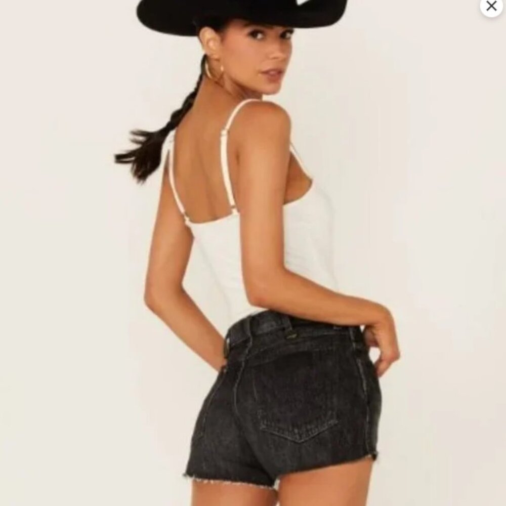 Women's Wrangler Black Denim Shorts